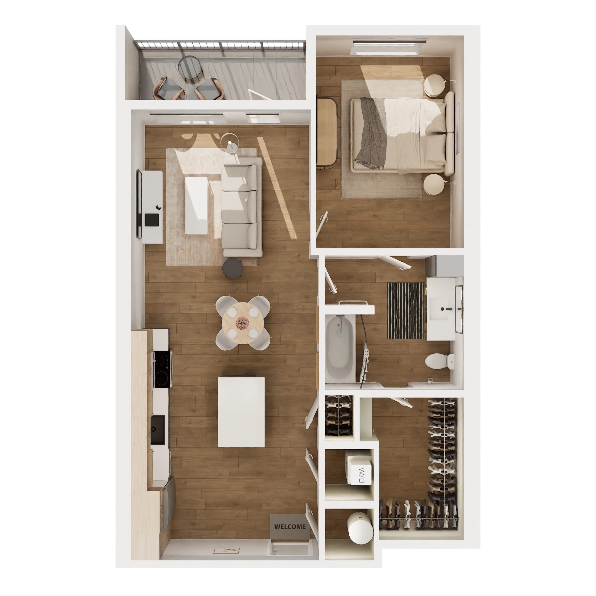 A1B floor plan